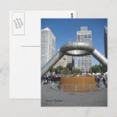 Carte Postale Detroit, Michigan (Devant / Derrière)