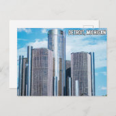 Carte postale Detroit Michigan (Devant / Derrière)