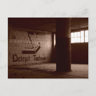 Carte Postale Detroit Techno (carte postale)