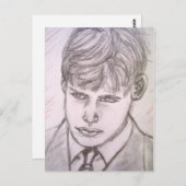 Carte Postale deuil (Devant / Derrière)