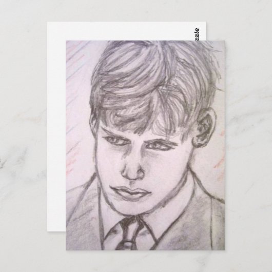 Carte Postale deuil (Devant / Derrière)