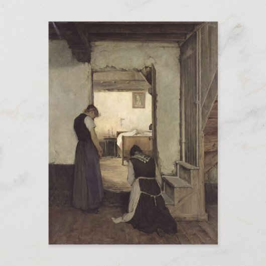 Carte Postale deuil (Devant)