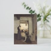 Carte Postale deuil (Debout devant)