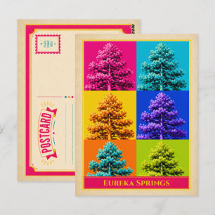 Carte postale d'Eureka Springs Arkansas Pin Sylves
