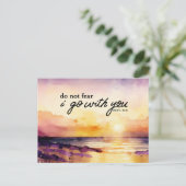 Carte Postale Deutéronome 31:6 Ne crains pas Je vais avec vous B (Debout devant)