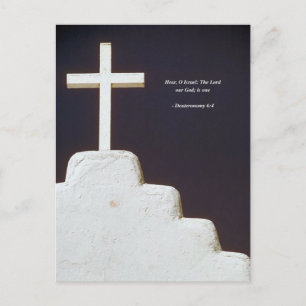 Carte Postale DEUTERONOMIE 6-4 Verse biblique