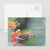 Carte postale Deuteronomy 29:9 Écriture (Devant / Derrière)