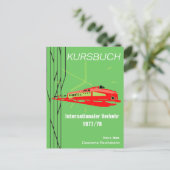 Carte Postale Deutsche Reichsbahn Kursbuchdesign (Debout devant)
