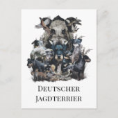 Carte Postale Deutscher Jagdterrier (Devant)