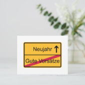 Carte Postale Deutsches Ortsschild (Debout devant)