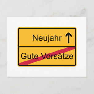Carte Postale Deutsches Ortsschild