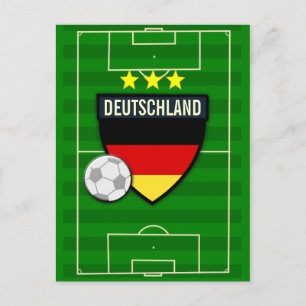 Carte Postale Deutschland Allemagne Football