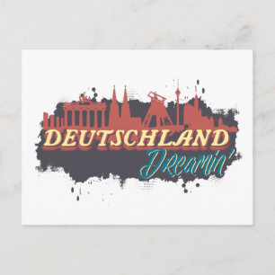 Carte Postale Deutschland Dreamin' - Allemagne Monuments Iconiqu