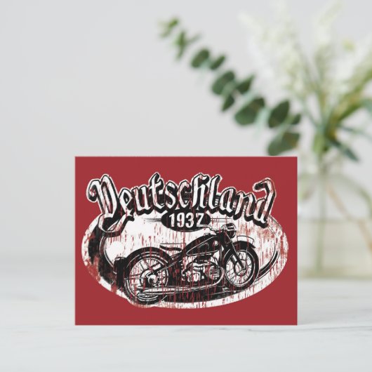 Carte Postale Deutschland Motowear (Debout devant)