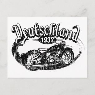 Carte postale Deutschland Vintage Motorcycle