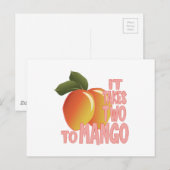 Carte Postale Deux à Mango (Devant / Derrière)