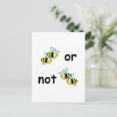 Carte Postale Deux abeilles ou pas deux abeilles (Debout devant)