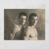 Carte Postale Deux athlètes (Devant)