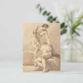 Carte Postale Deux athlètes (Debout devant)