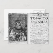 Carte Postale 'Deux attaques contre le tabac (Devant / Derrière)