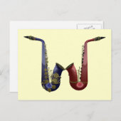 Carte postale Deux axes (Devant / Derrière)