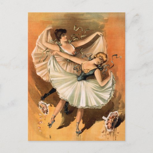 Carte postale Deux Ballerinas (Devant)