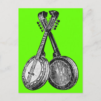 Carte Postale Deux banjos