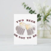 Carte Postale deux bières (Debout devant)