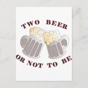 Carte Postale deux bières