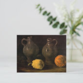 Carte Postale Deux bocaux et deux Citrouilles par Van Gogh (Debout devant)