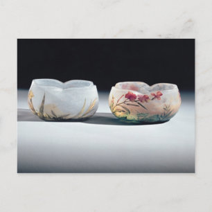 Carte Postale Deux bols de Daum, Nancy, France