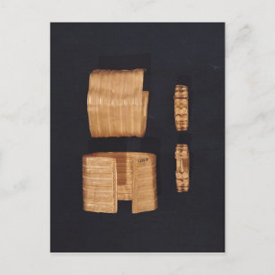 Carte Postale Deux bracelets et une paire de boucles d'oreilles