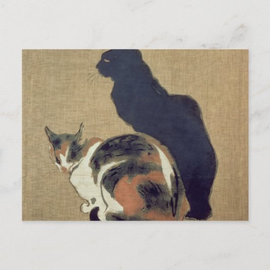 Carte Postale Deux chats, 1894 (Devant)