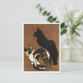 Carte Postale Deux Chats Steinlen (Debout devant)