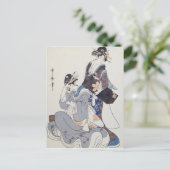 Carte Postale Deux chiffres féminins (Debout devant)