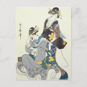 Carte Postale Deux chiffres féminins