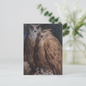 Carte Postale Deux Chouettes par Gustave Dore (Debout devant)