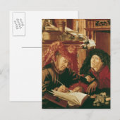Carte Postale Deux collecteurs d'impôt, ch.1540 (Devant / Derrière)