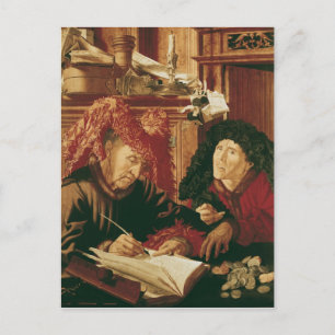 Carte Postale Deux collecteurs d'impôt, ch.1540