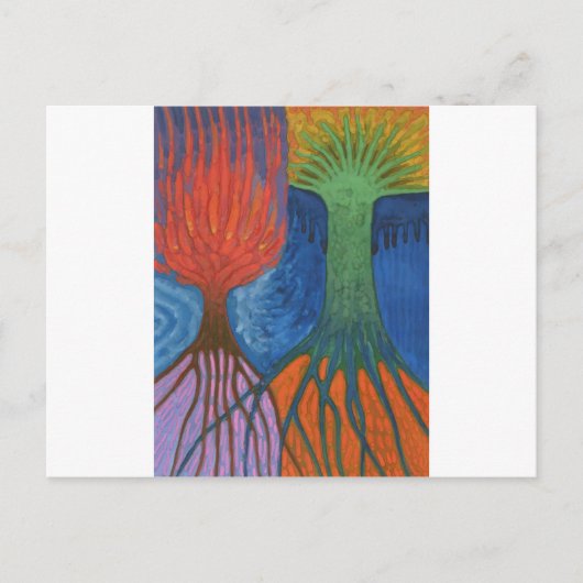 Carte Postale Deux collines (Devant)