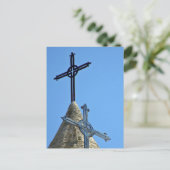 Carte Postale Deux croix (Debout devant)