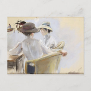 Carte Postale Deux dames au bord de l'eau