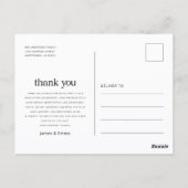 Carte Postale Deux diplômés remercient pour la double remise de (Dos)