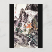 Carte Postale Deux Divinités Danser c. Tableau japonais 1924 (Devant)