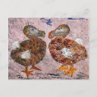 Carte postale Deux Dodos