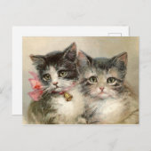 Carte Postale Deux doyens Victorian. (Devant / Derrière)