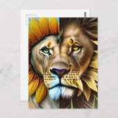 Carte Postale Deux facettes du triptyque de l'amour (Devant / Derrière)