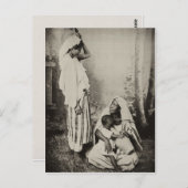 Carte Postale Deux femmes à Tanger, Maroc, 1898 (Devant / Derrière)