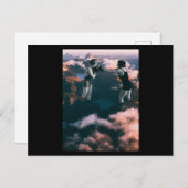 Carte Postale Deux femmes en boxe. Collage Art. (Devant / Derrière)