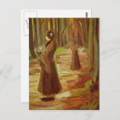 Carte Postale Deux femmes par Vincent van Gogh (Devant / Derrière)